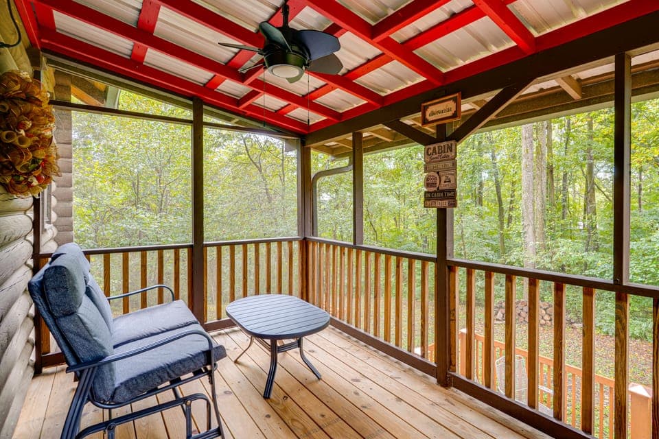 Soak in Hot Tub, Explore Outdoors: Cleveland Cabin House in Cleveland