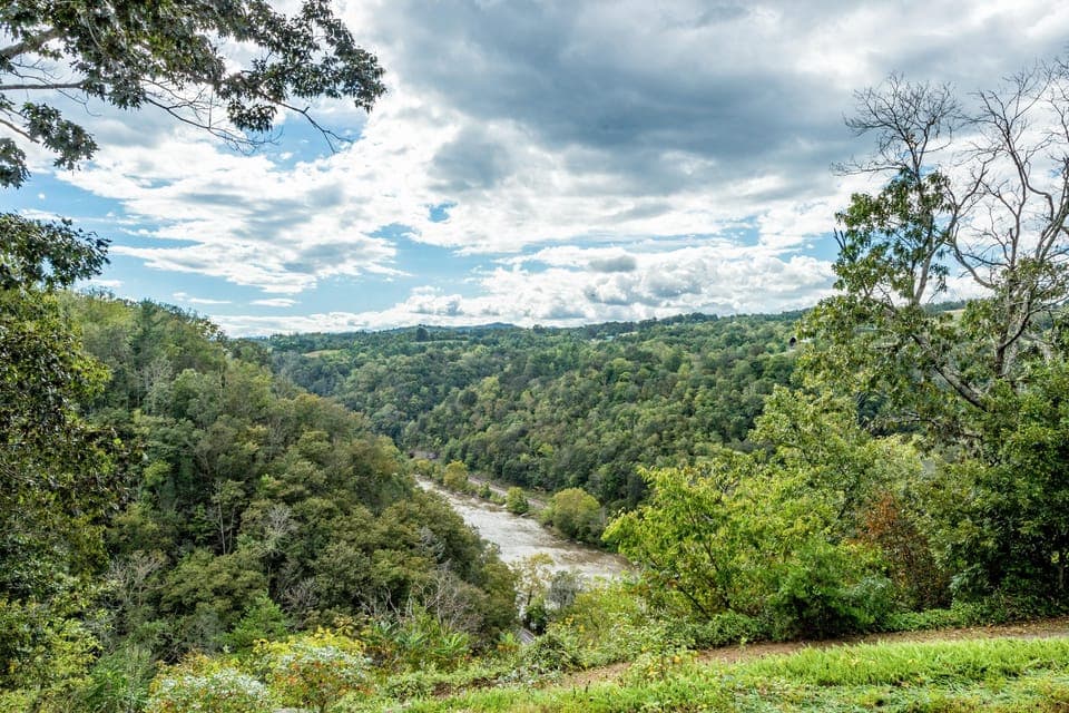 Hot Tub & River Views: 'Doolittle Mountain Cabin' House in Buncombe County