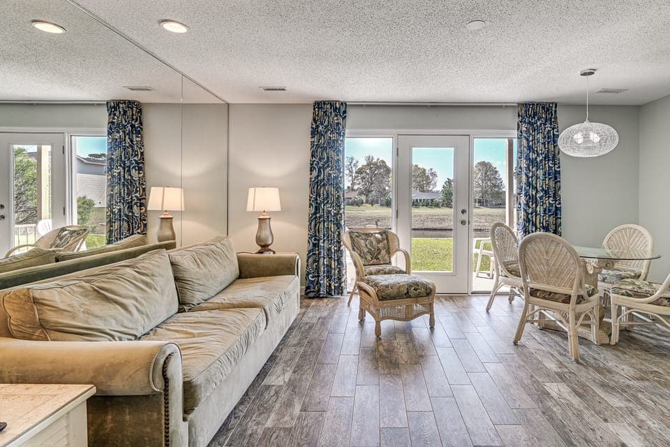 Water-View Patio! Condo 2 Mi to Surfside Beach Apartment in Surfside Beach