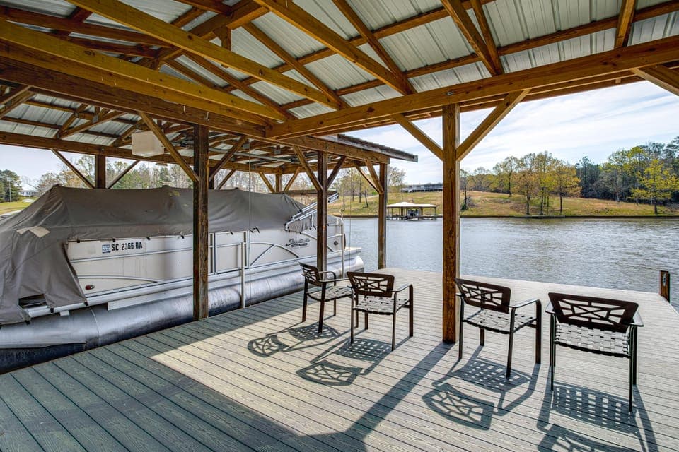 Greenwood Group Retreat w/ Large Private Dock! House in Lake Greenwood