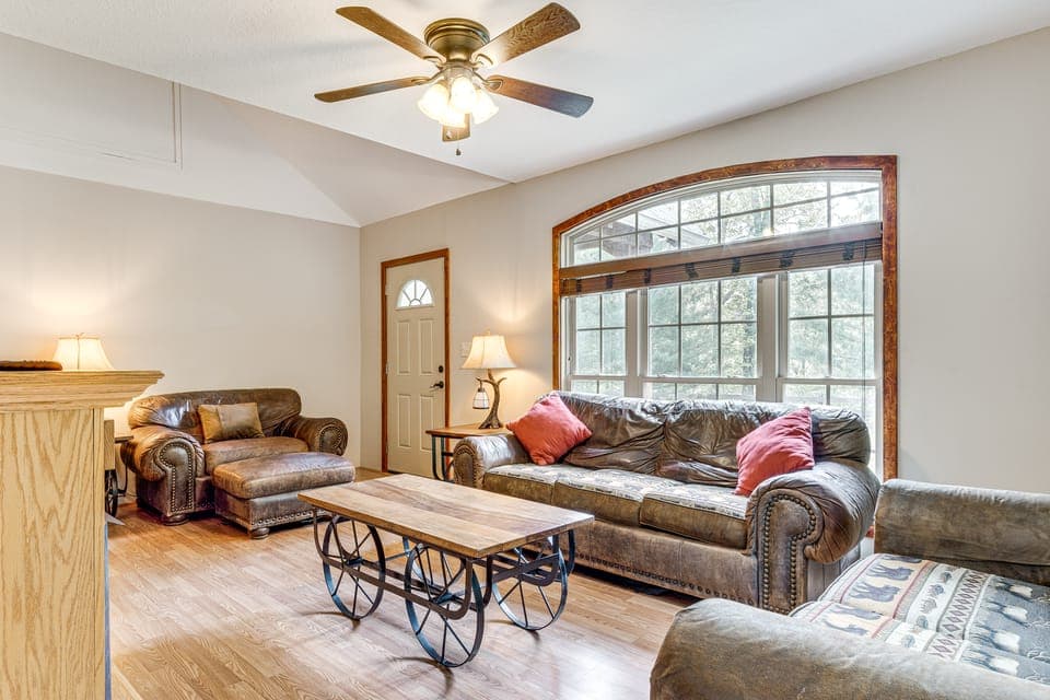 On 18 Acres! Secluded Leicester Home w/ Fire Pit House in Buncombe County