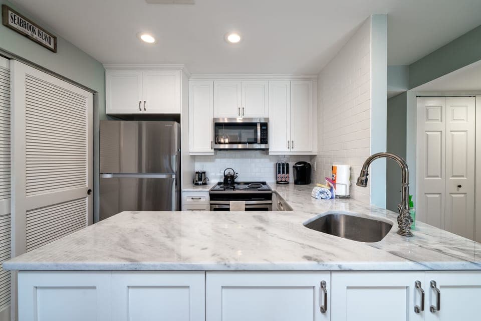 Marble countertops