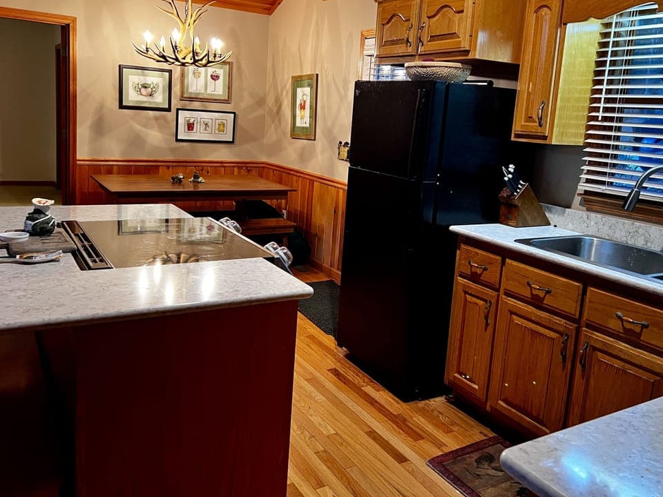 Kitchen and dining room