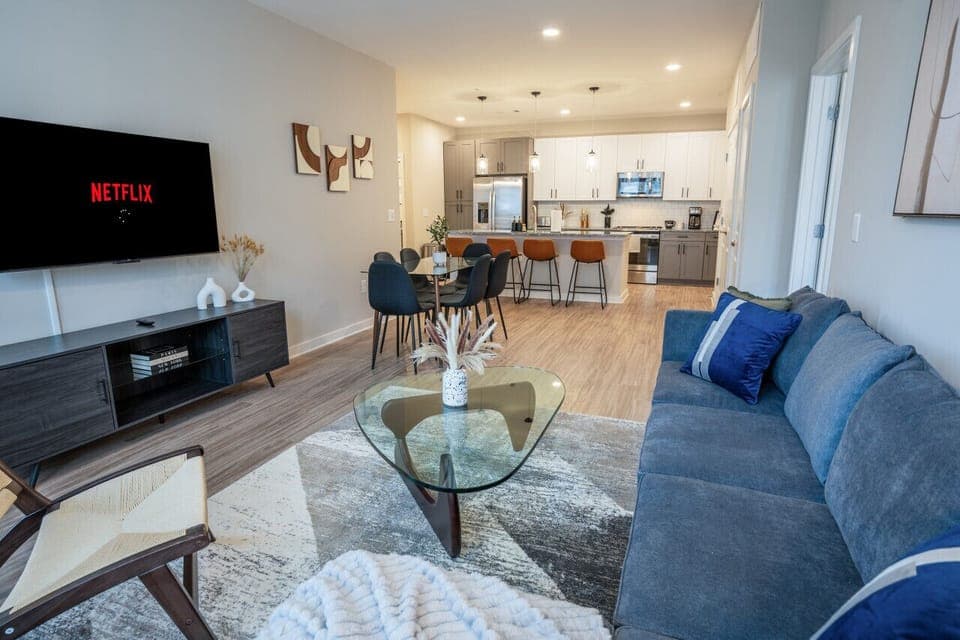 Sun-kissed and airy, our living room invites warmth and relaxation into every corner.