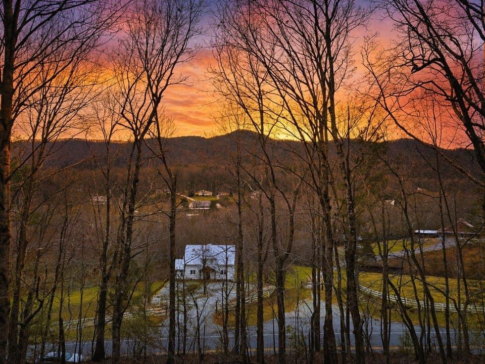 View from the Oversized Porch (the white house is Toasted Marshmallow)