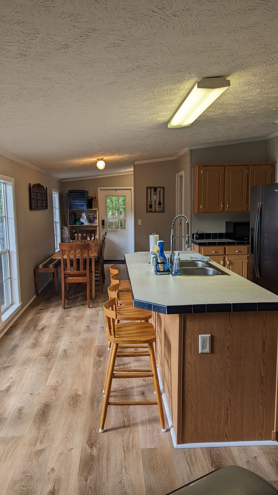 Kitchen from living room
