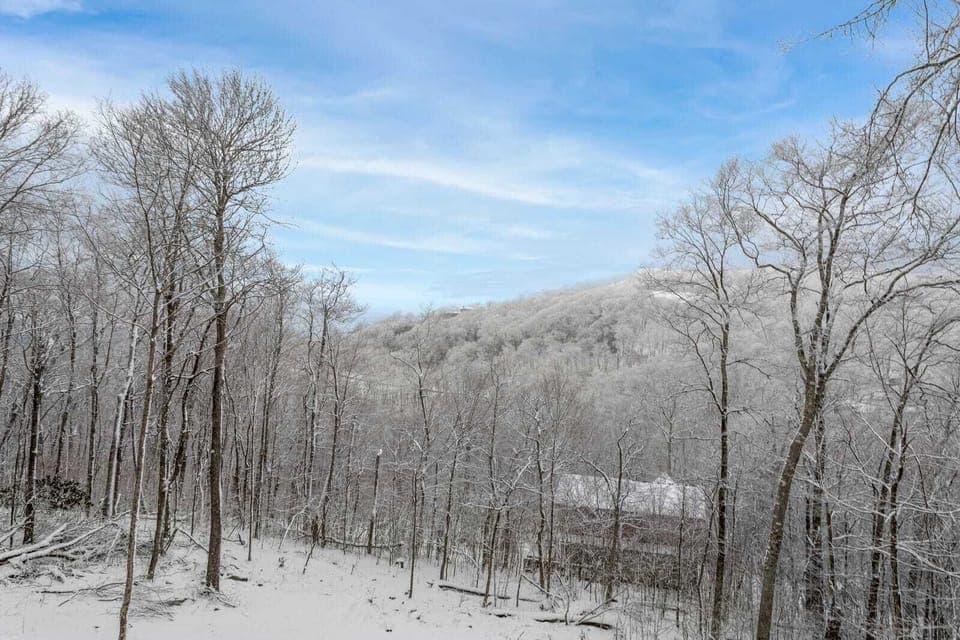 Beautiful Mountain Views From the Back Deck