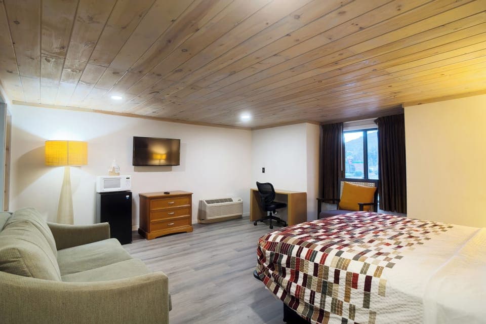 Room, 1 King Bed | Desk, iron/ironing board, free WiFi, bed sheets
