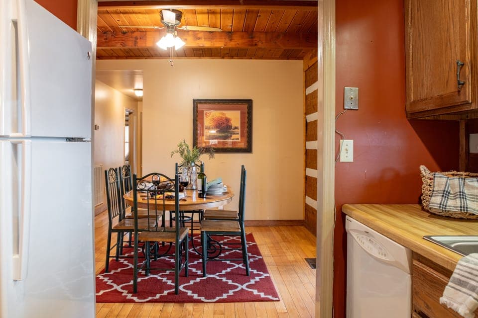 First dining area seats 6.