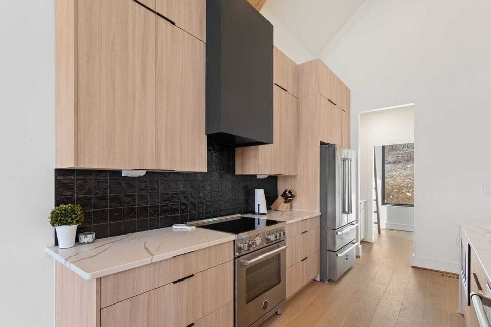 Quartz Countertops and High End Italian Appliances