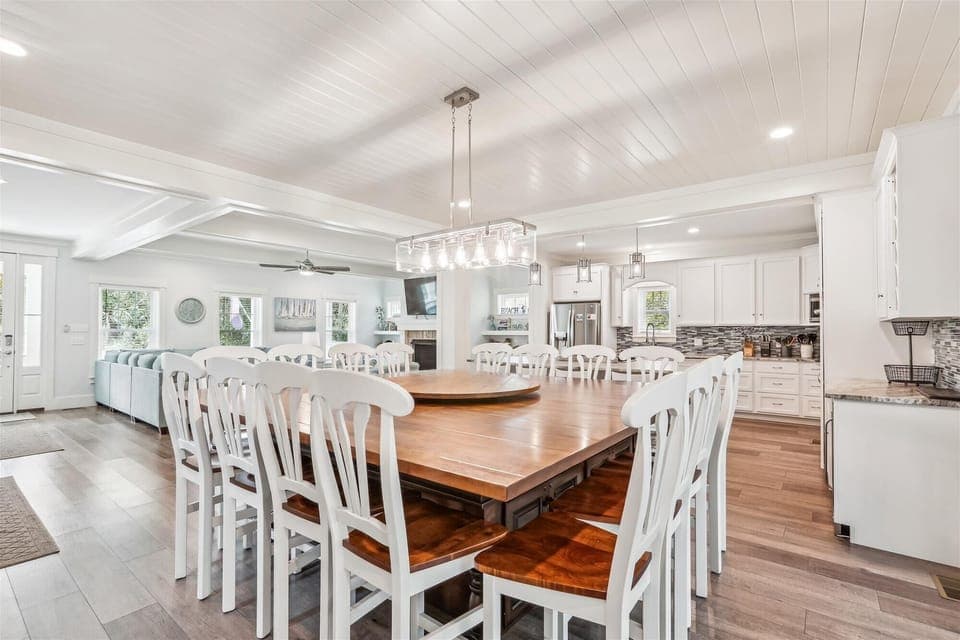 Large Dining Table with Seating for 16 at 38 Firethorn