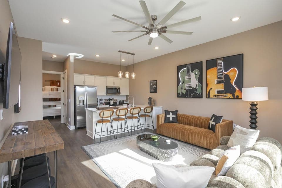 Two living rooms