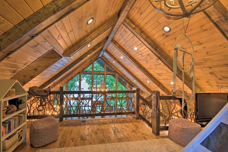 View from the loft / children`s retreat
