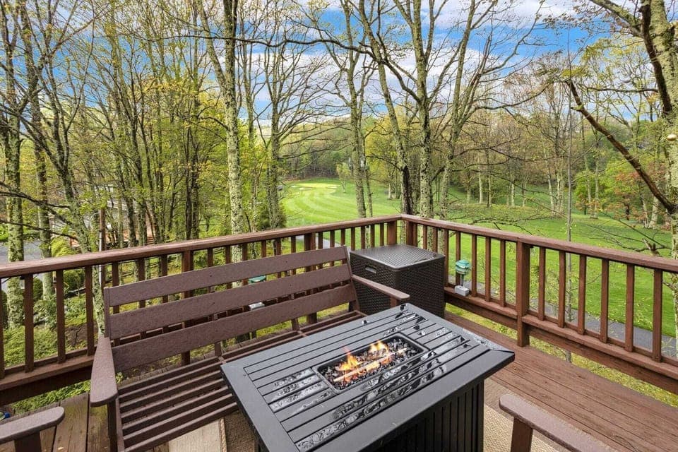 Fire Table on the Top Deck