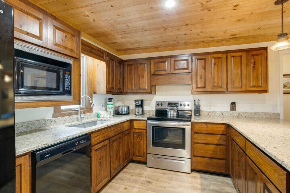 Spacious Kitchen Open to the Living Room