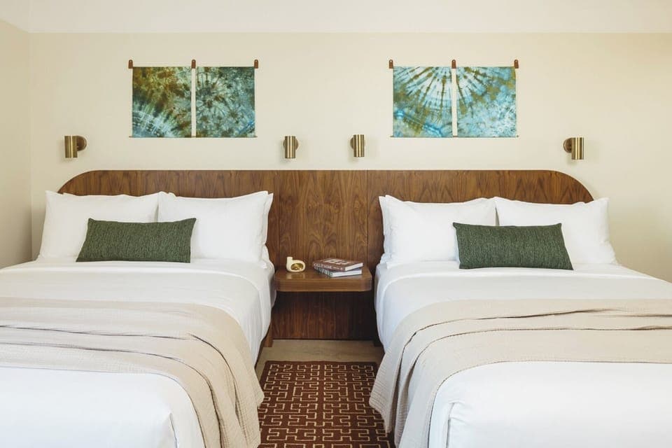 Sleep soundly with two cozy beds and soft linens.