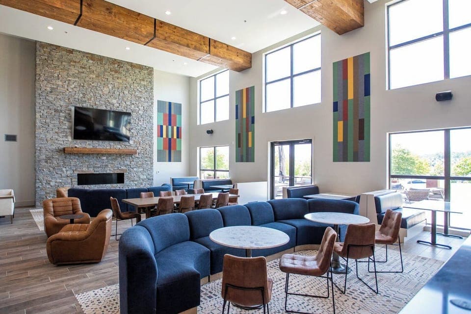 Lobby sitting area