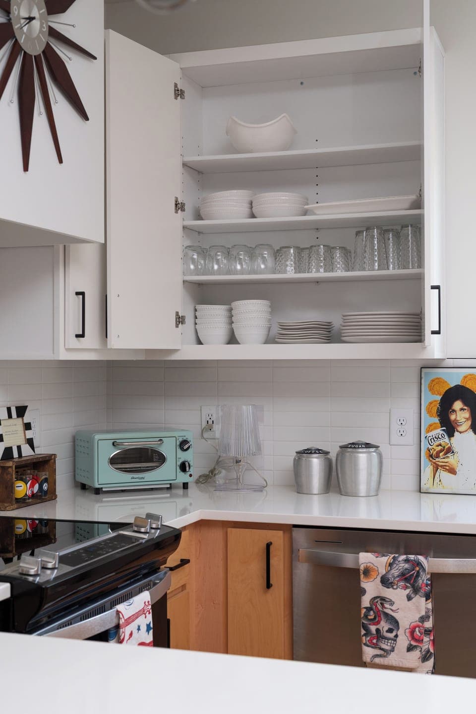 Enjoy a fully stocked kitchen