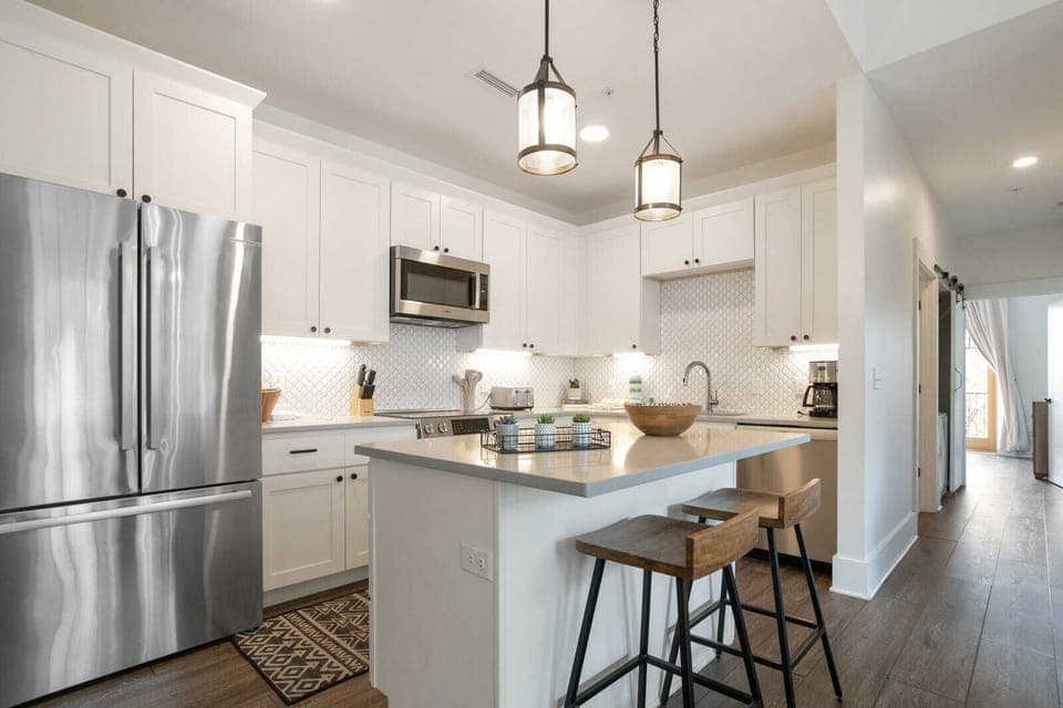 Kitchen with Stainless Appliances