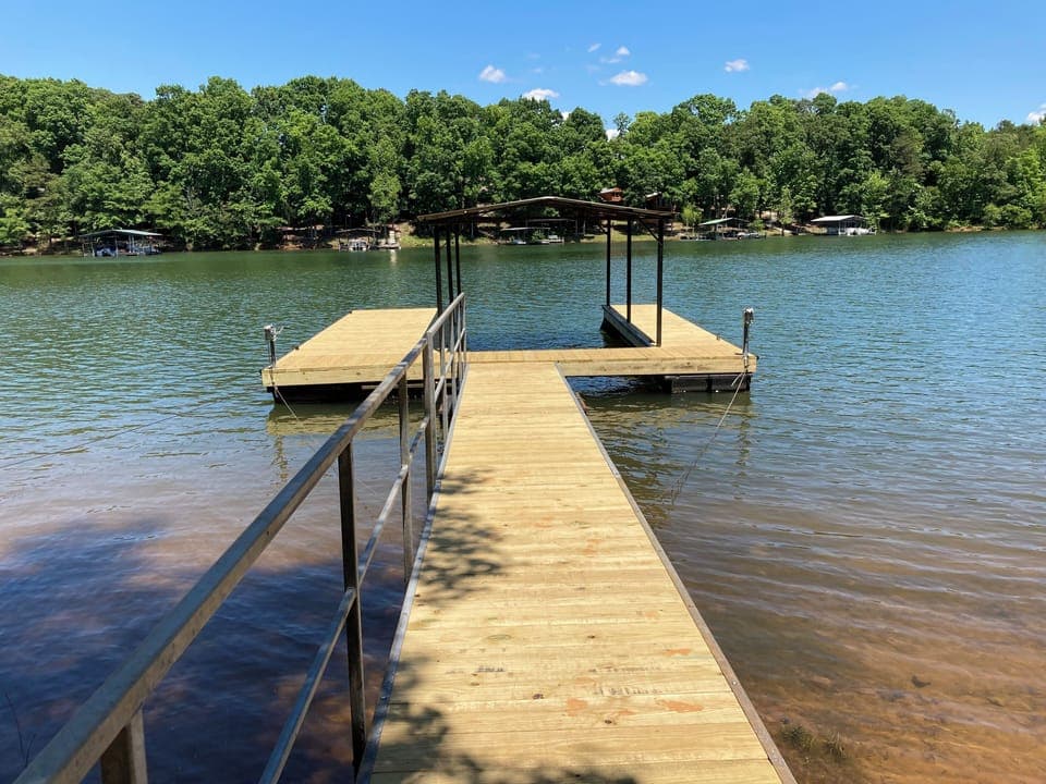 Covered boat dock...perfect for your boat or one you rent!