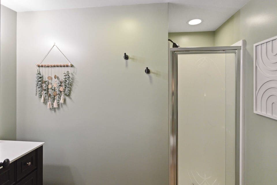 Main Floor Common Bathroom with Step-In Shower