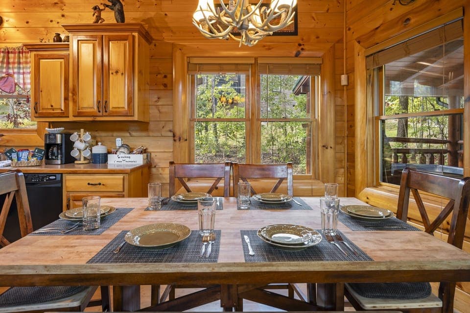 Plenty of dining space