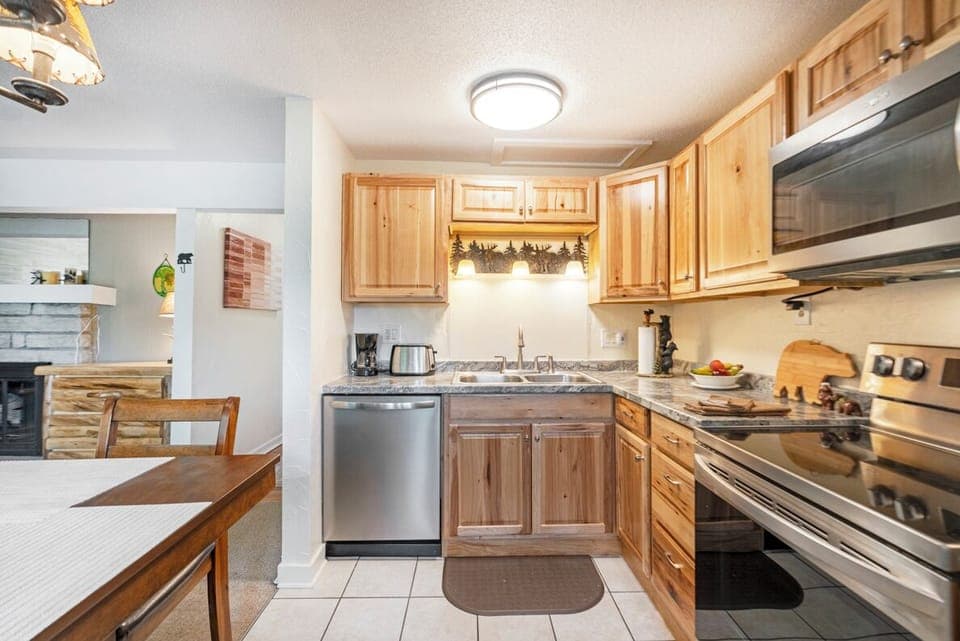 Kitchen Area--- Stainless Steel Appliances