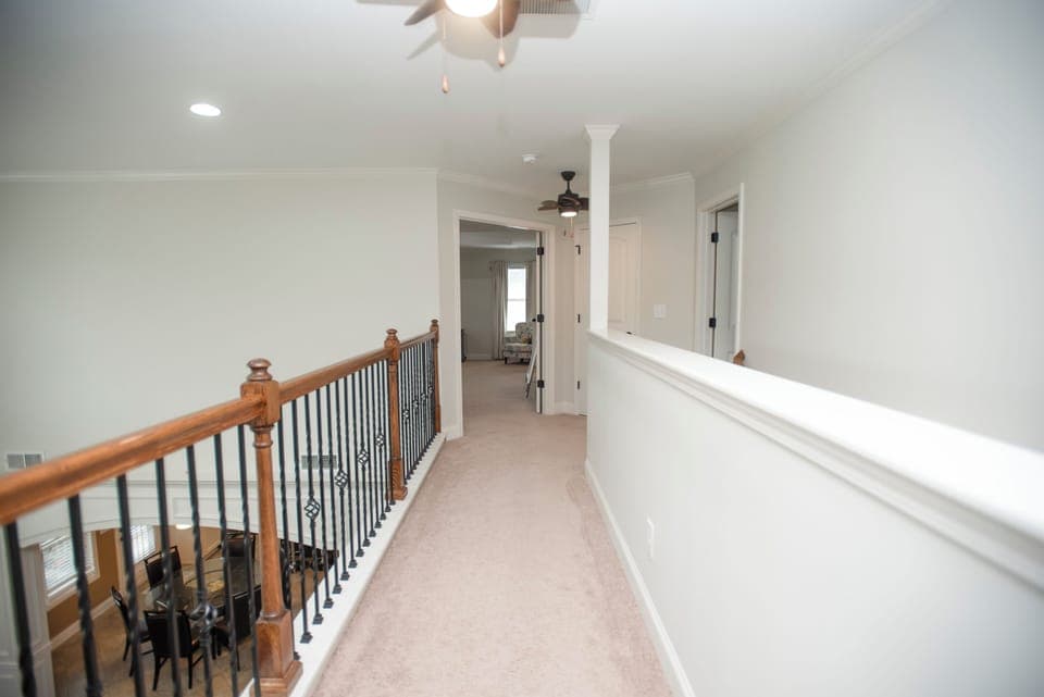 upstairs hallway