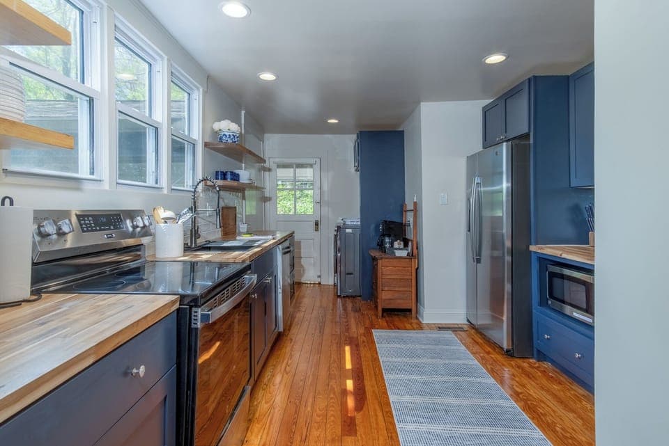 Newly Painted Kitchen