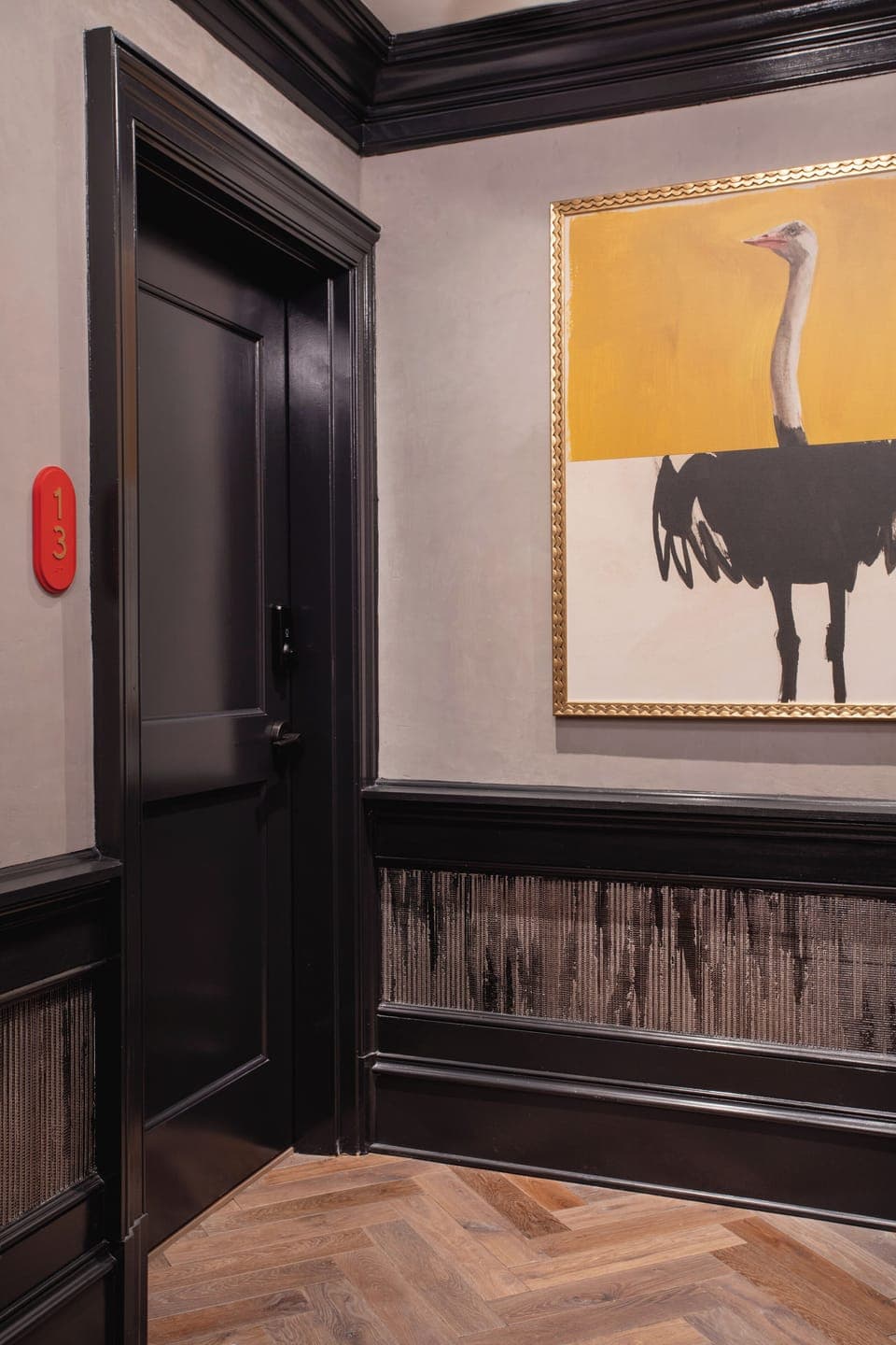 Interior entrance