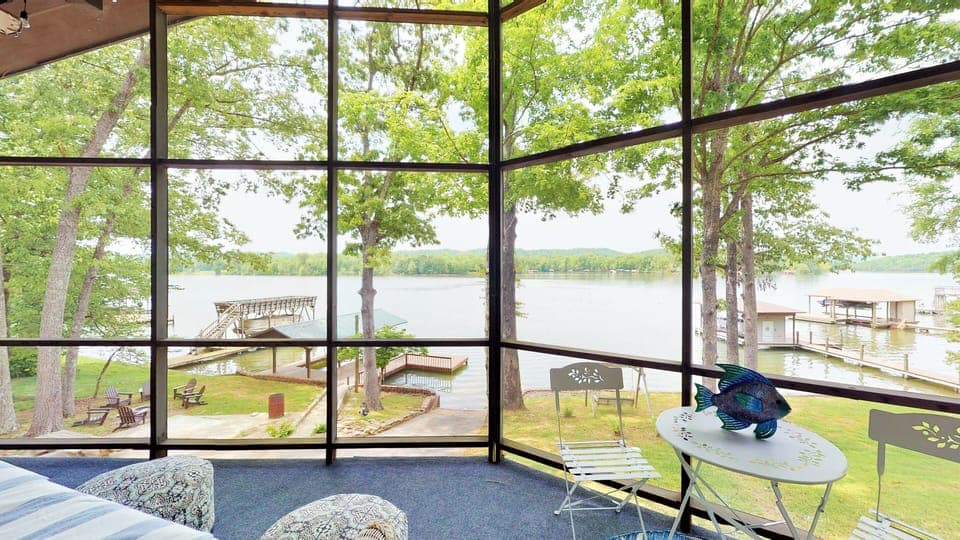 Breathtaking views from the back screen porch!