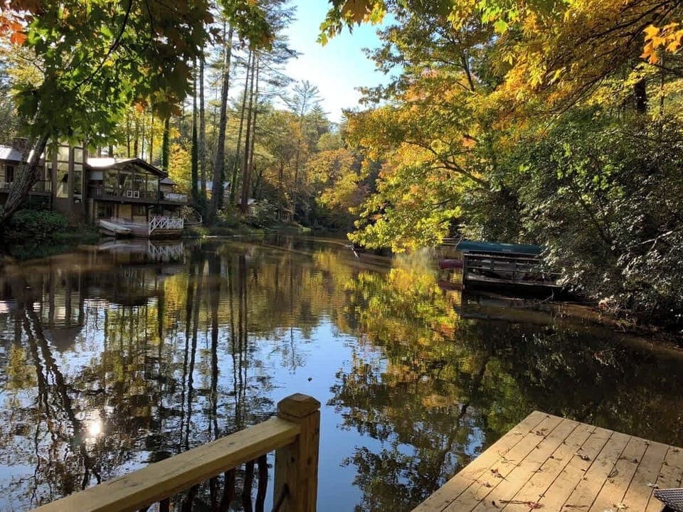 View from the dock!