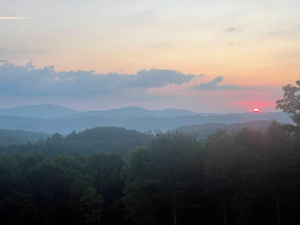 Sunset at The Boozy Bear Lodge