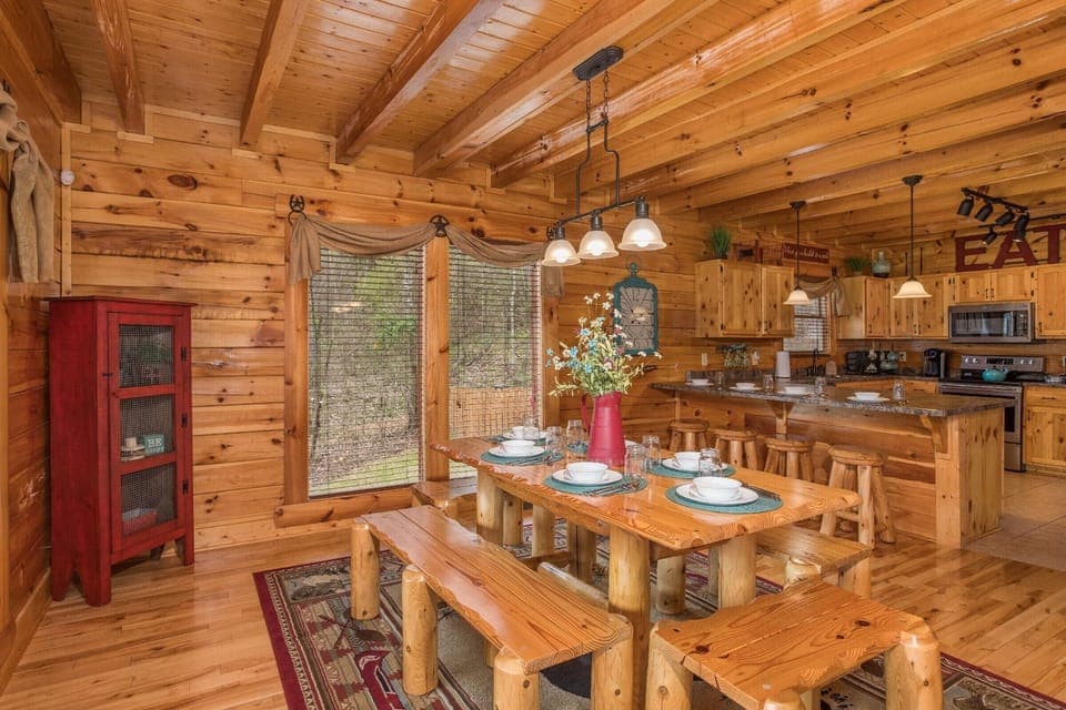 Dining table for six