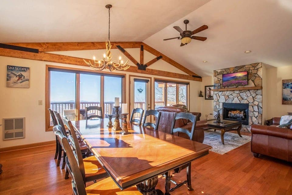 Open Concept Living Area and View