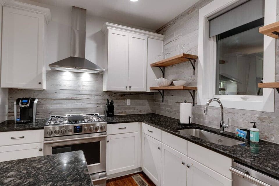 A bright, welcoming kitchen perfect for cooking and gathering