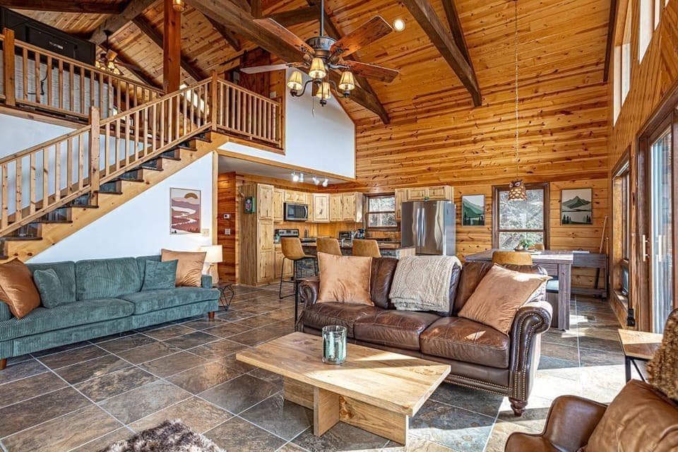 Great for entertaining or simply relaxing w immediate family. 