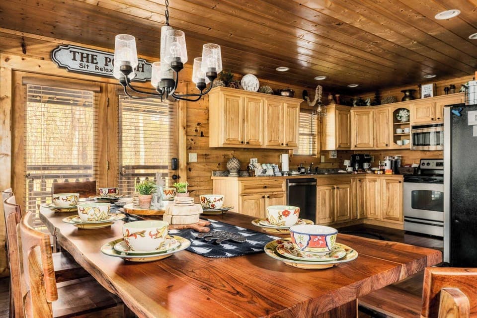 Large dining table