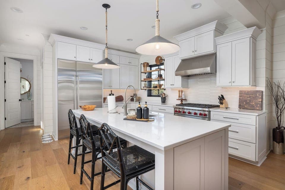 Your dream kitchen comes with a professional gas stovetop and high end appliances