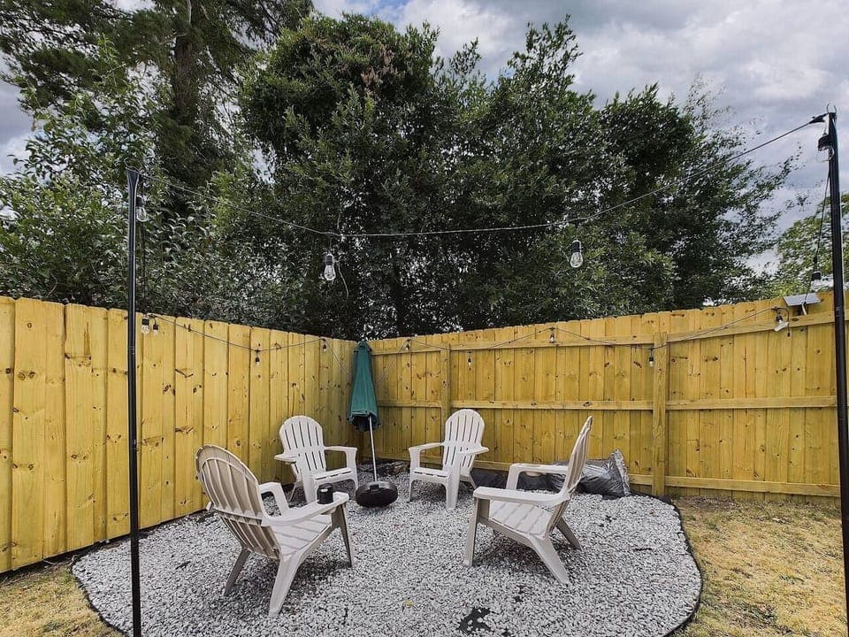 Backyard Sitting area