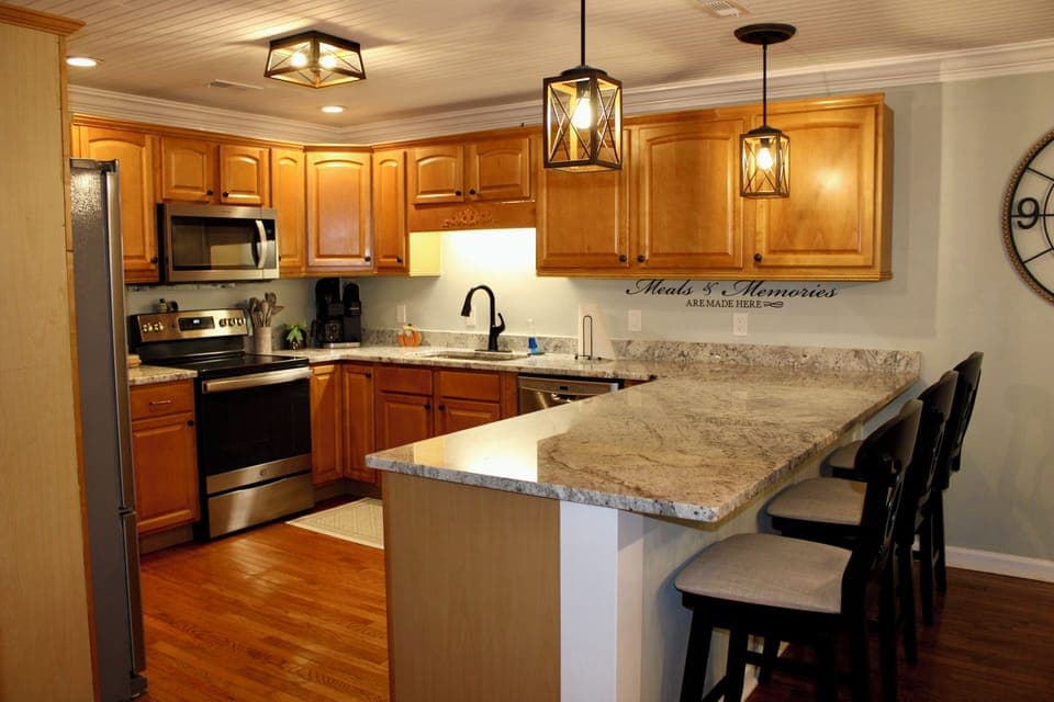 Meals & Memories in our gourmet fully equipped kitchen. 