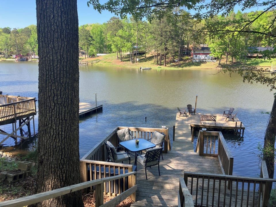 Lower deck and dock