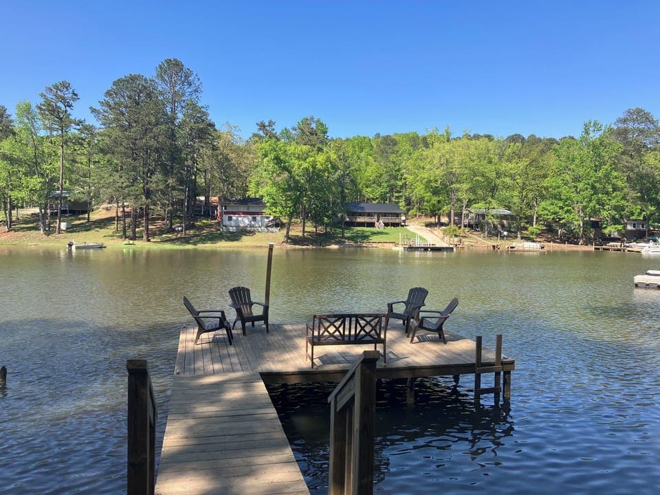 Dock with seating