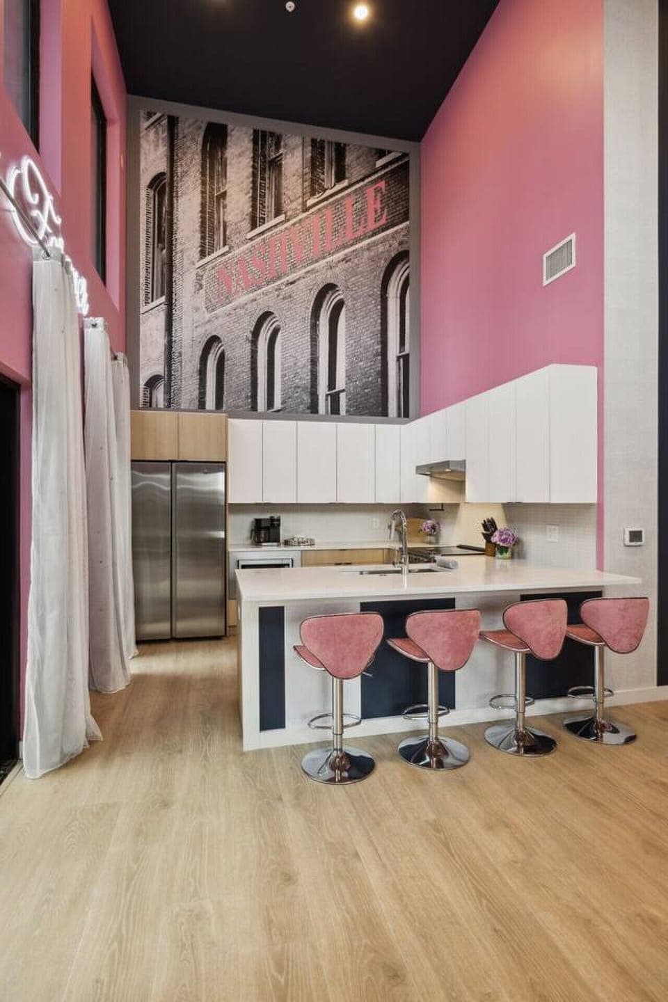 Diamonds Are Forever- Open concept living/kitchen/dining space