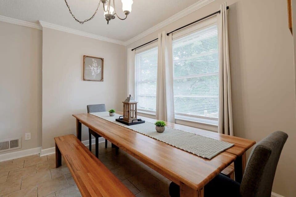 Dining Area with Beautiful Table