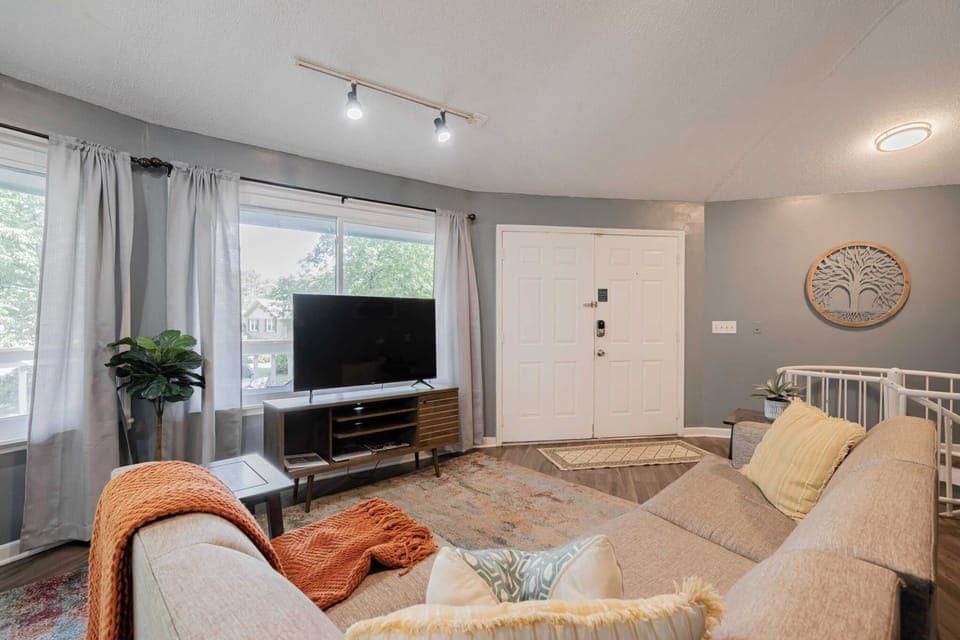 Living room with TV
