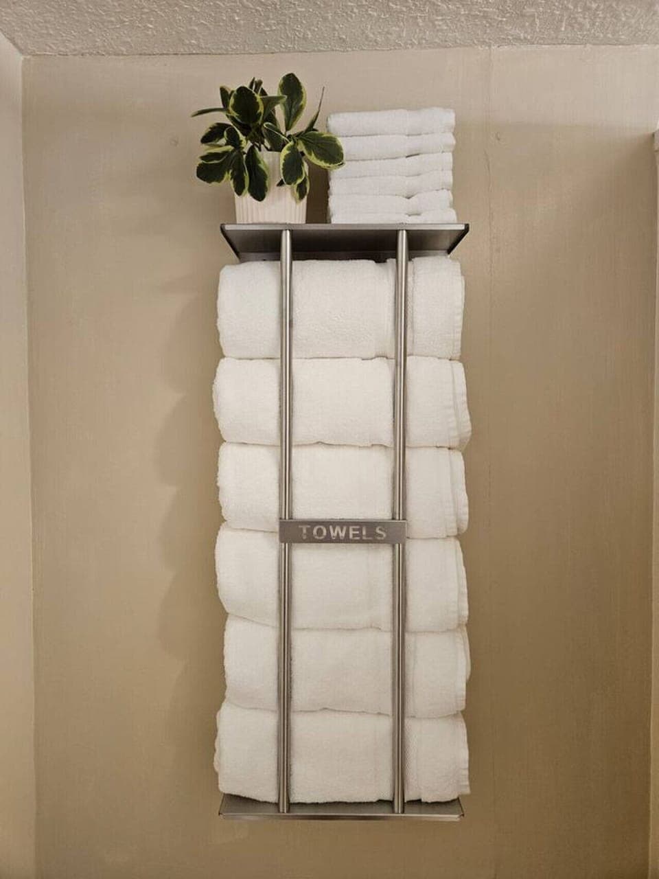 Fluffy White Towels
