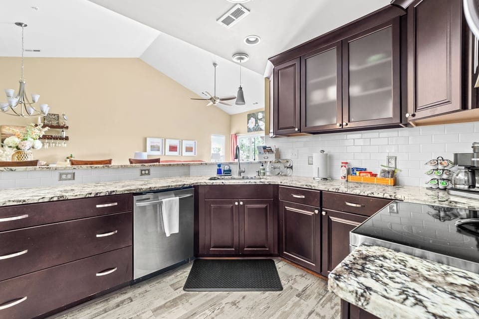 Another view of the kitchen