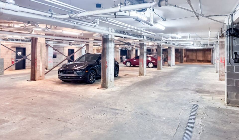 Secure/Covered basement parking