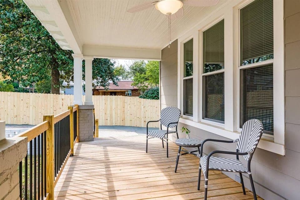 Huge Front Porch. Big enough for the whole crew, cozy enough for just you.